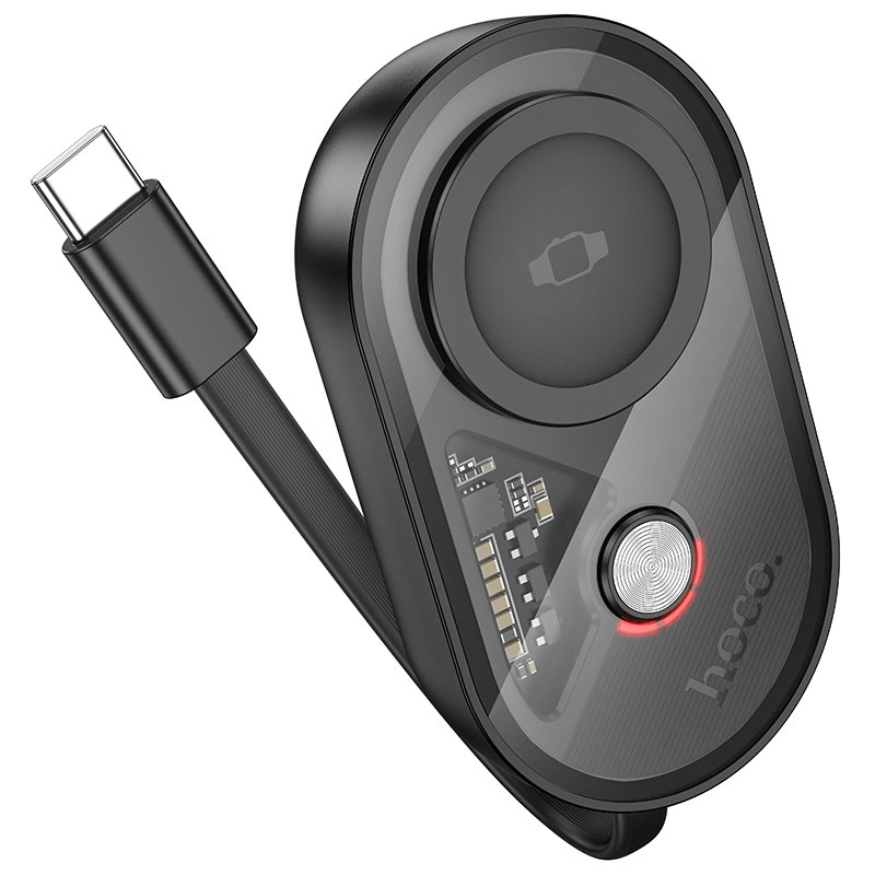 HOCO I-WATCH WIRELESS CHARGING POWER BANK 1200MAH BLACK J145