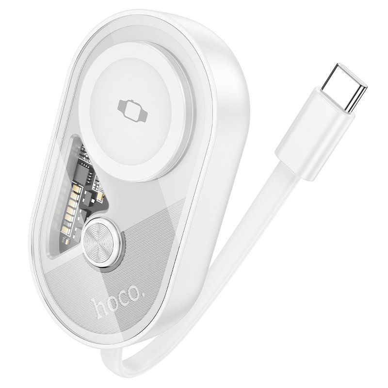 HOCO I-WATCH WIRELESS CHARGING POWER BANK 1200MAH WHITE J145