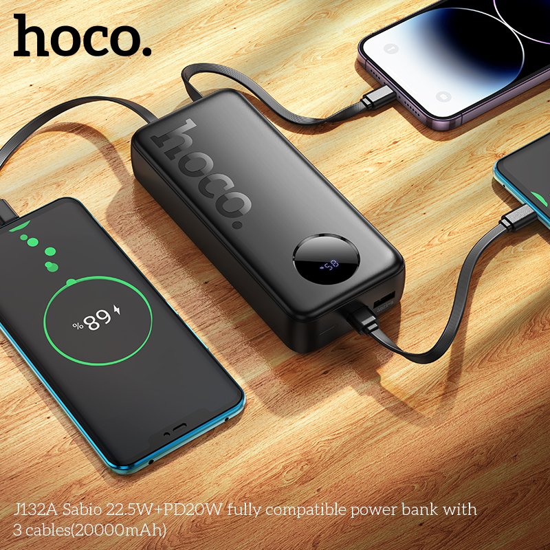 HOCO MAGNETIC WIRELESS CHARGING POWER BANK (10000mah) J125A