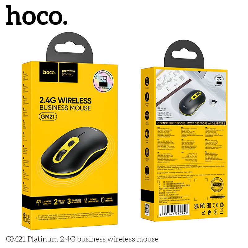 HOCO 2.4G WIRELESS BUSINESS MOUSE GM21