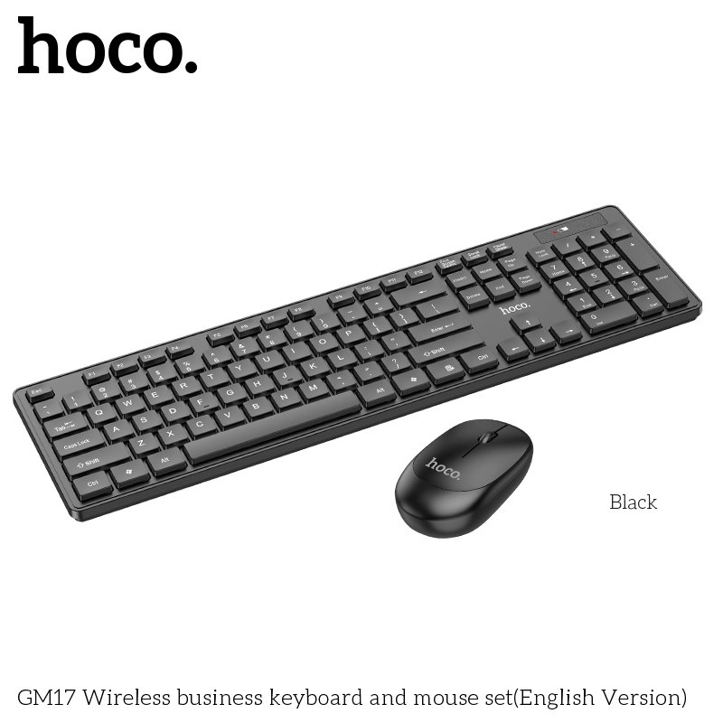 HOCO 2.4G WIRELESS KEYBOARD AND MOUSE SET GM17
