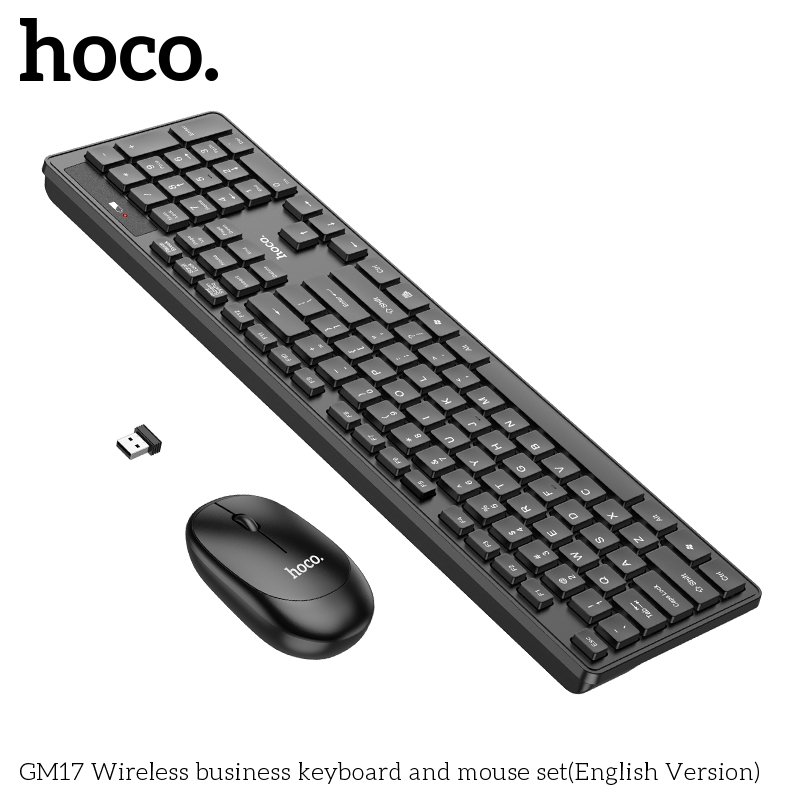HOCO 2.4G WIRELESS KEYBOARD AND MOUSE SET GM17