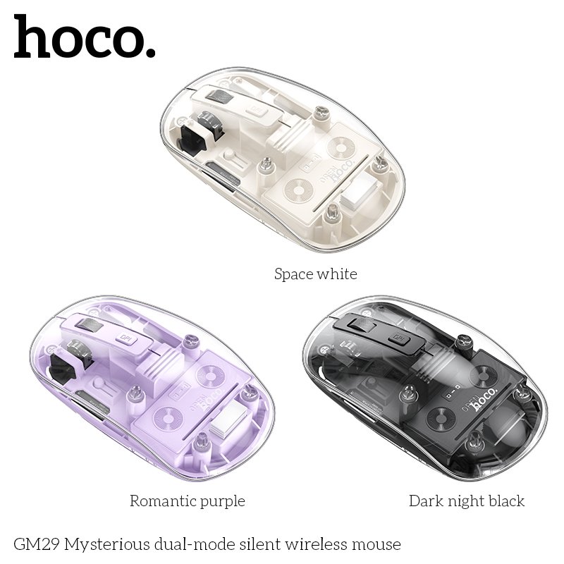 HOCO 2.4G+BT CRYSTALS WIRELESS MOUSE GM29
