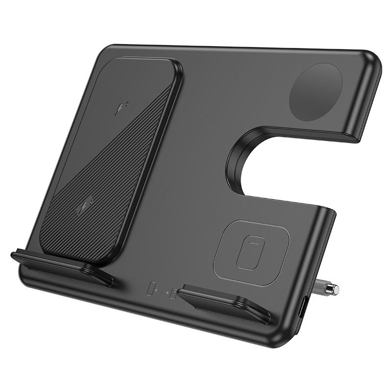 HOCO 3-IN-1 WIRELESS CHARGING FOLDABLE DESKTOP STAND (SAMSUNG) 15W CQ2