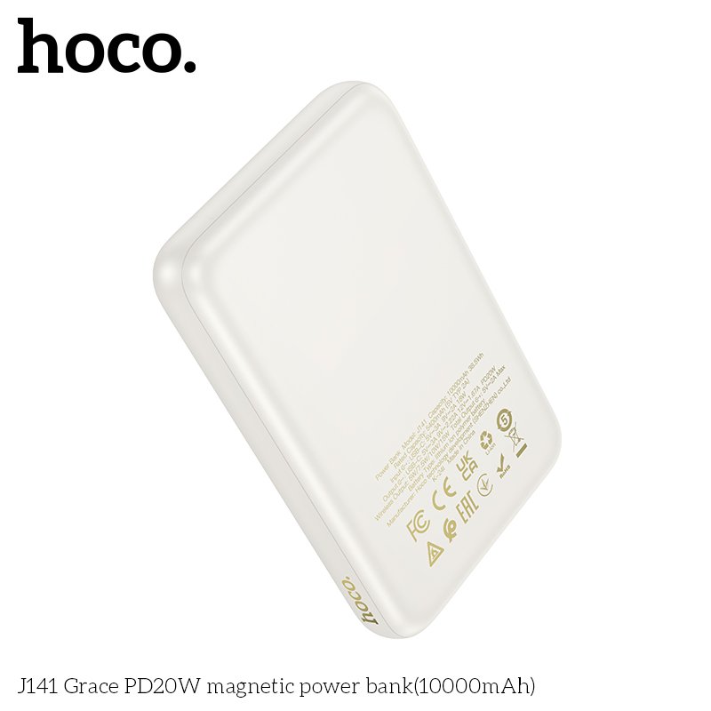 HOCO GRACE PD20 MAGNETIC WIRELESS POWER BANK (10000mah) J141