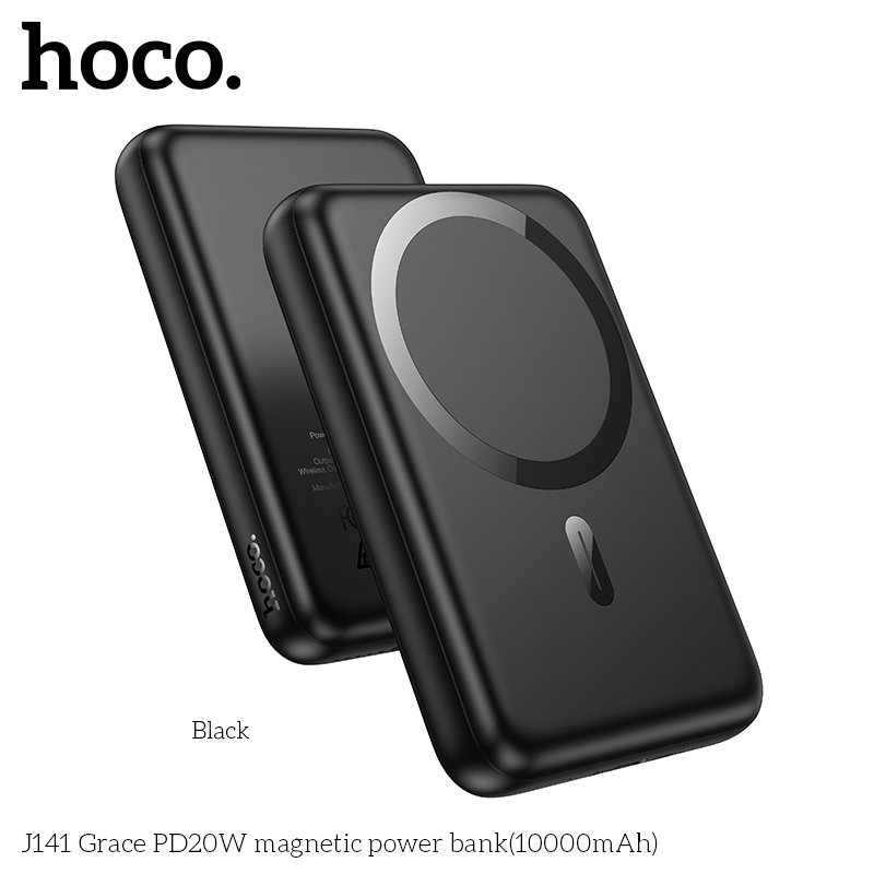 HOCO GRACE PD20 MAGNETIC WIRELESS POWER BANK (10000mah) J141