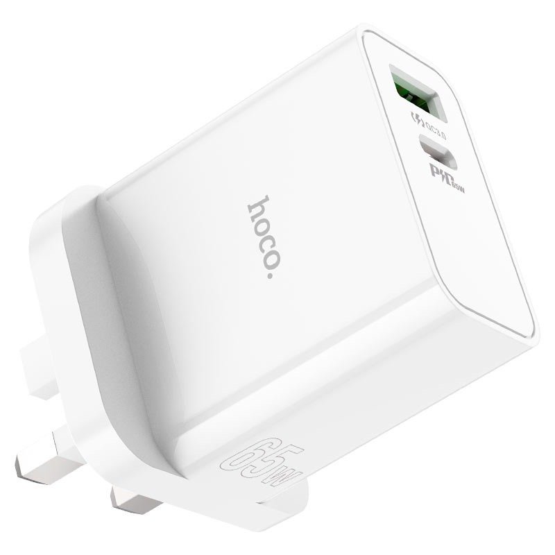 HOCO HIGH POWER DUAL PORT(1A1C) FAST CHARGER PD65W C113B
