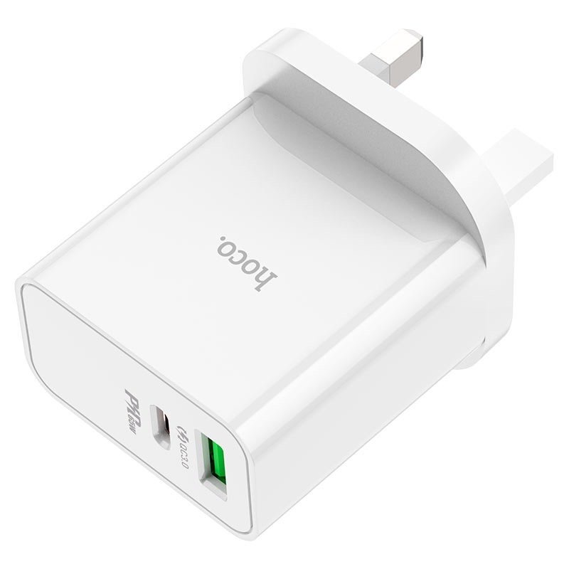 HOCO HIGH POWER DUAL PORT(1A1C) FAST CHARGER PD65W C113B