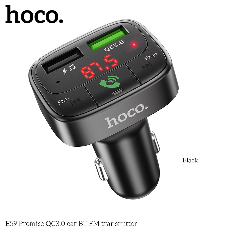 HOCO IN CAR WIRELESS FM TRANSMITTER E59