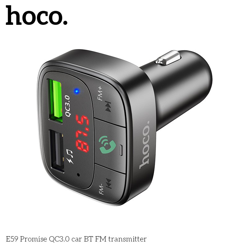 HOCO IN CAR WIRELESS FM TRANSMITTER E59