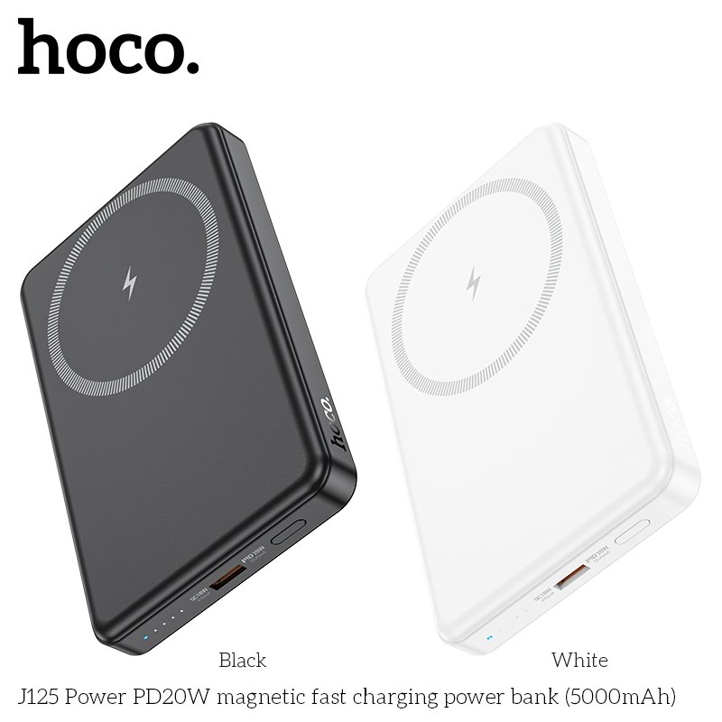 HOCO MAGNETIC WIRELESS CHARGING POWER BANK (5000mah) J125