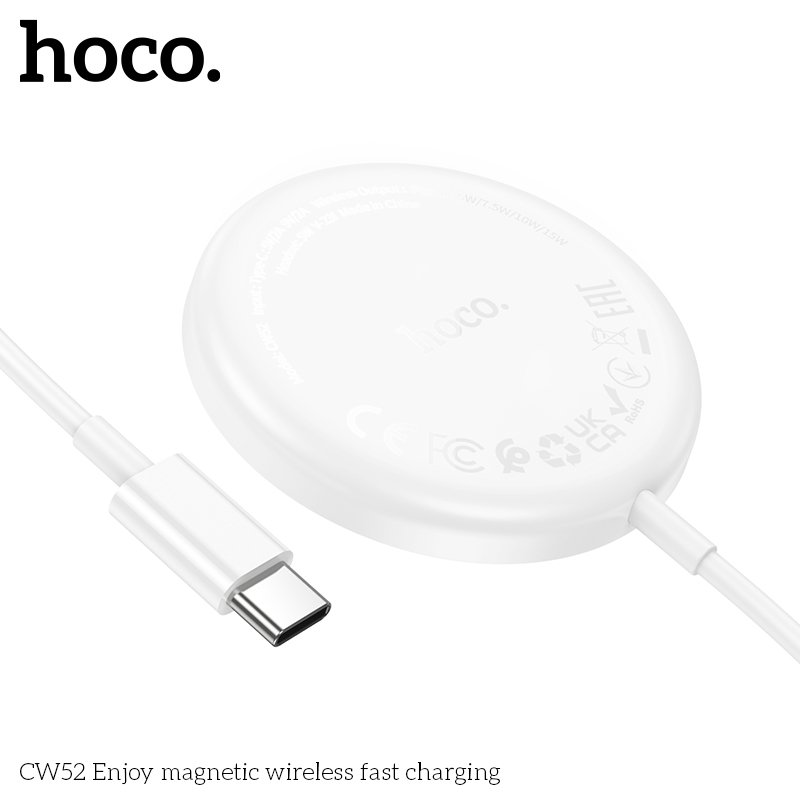 HOCO MAGNETIC WIRELESS FAST CHARGER 15W CW52
