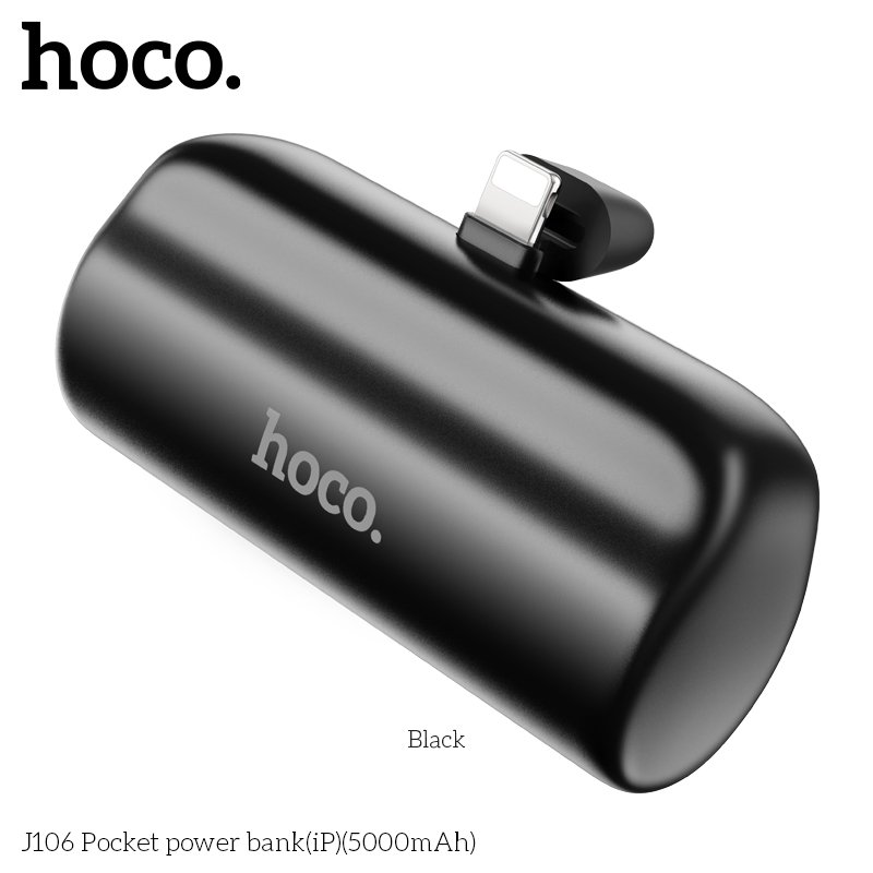 HOCO MINI POCKET IPHONE POWER BANK WITH FOLDING STAND (5000mah) J106