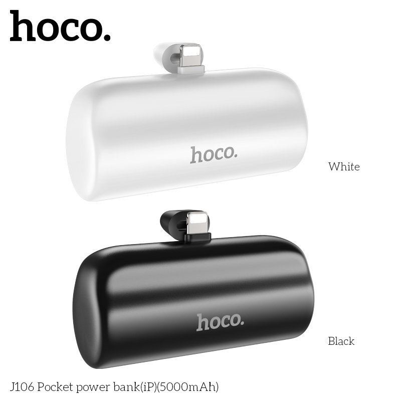 HOCO MINI POCKET IPHONE POWER BANK WITH FOLDING STAND (5000mah) J106