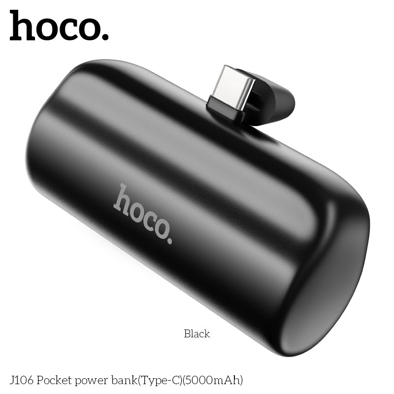 HOCO MINI POCKET TYPE-C POWER BANK WITH FOLDING STAND (5000mah) J106
