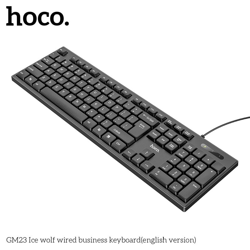 HOCO SILENT BUSINESS STANDARD WIRED KEYBOARD GM23
