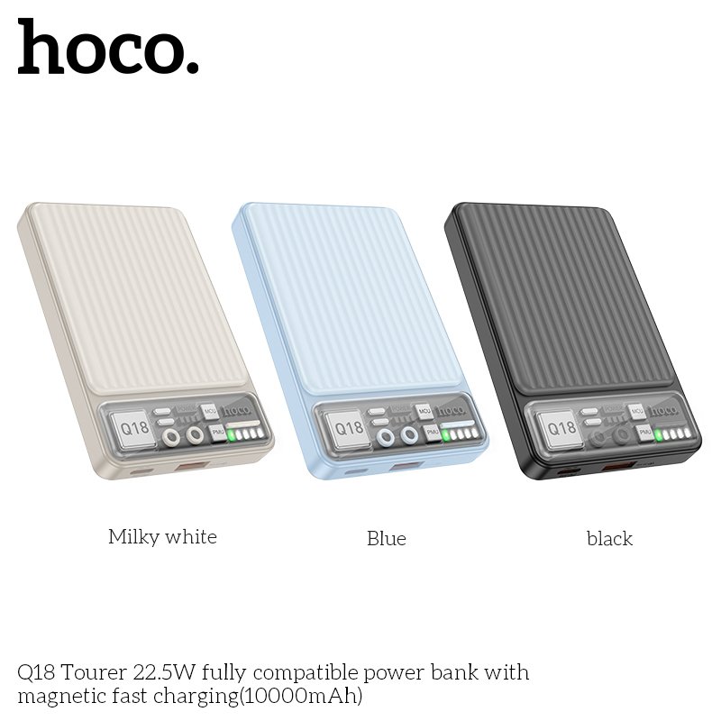 HOCO TOURER 22.5W MINI SIZE MAGNETIC WIRELESS CHARGING 1000 mah Q18