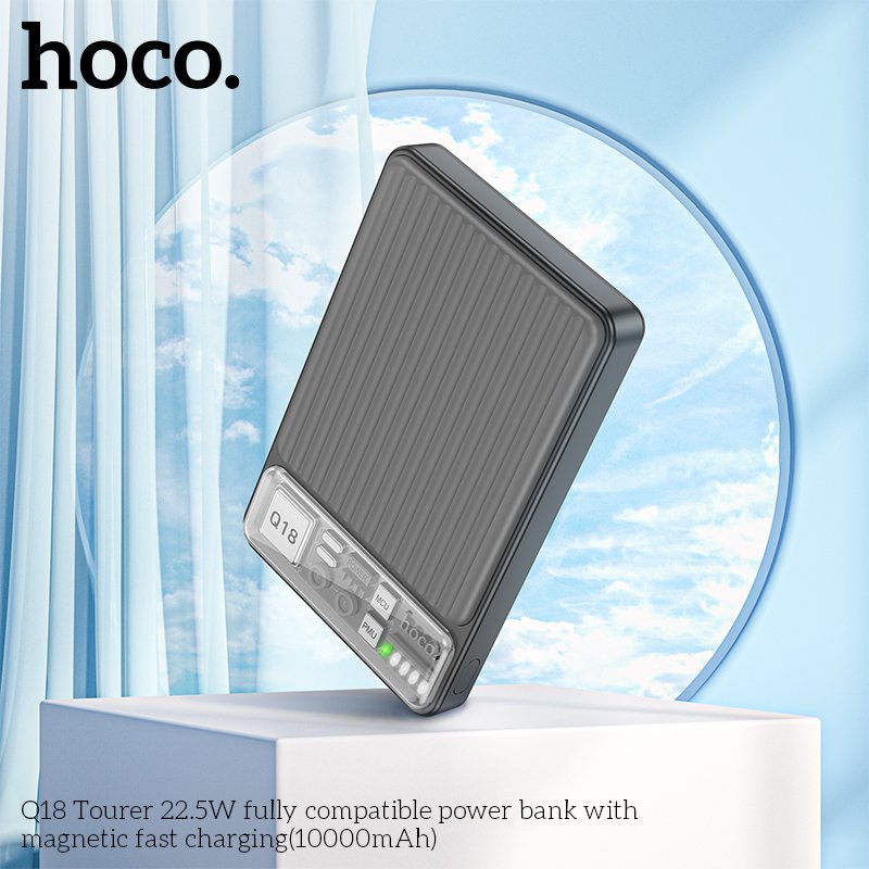 HOCO TOURER 22.5W MINI SIZE MAGNETIC WIRELESS CHARGING 1000 mah Q18