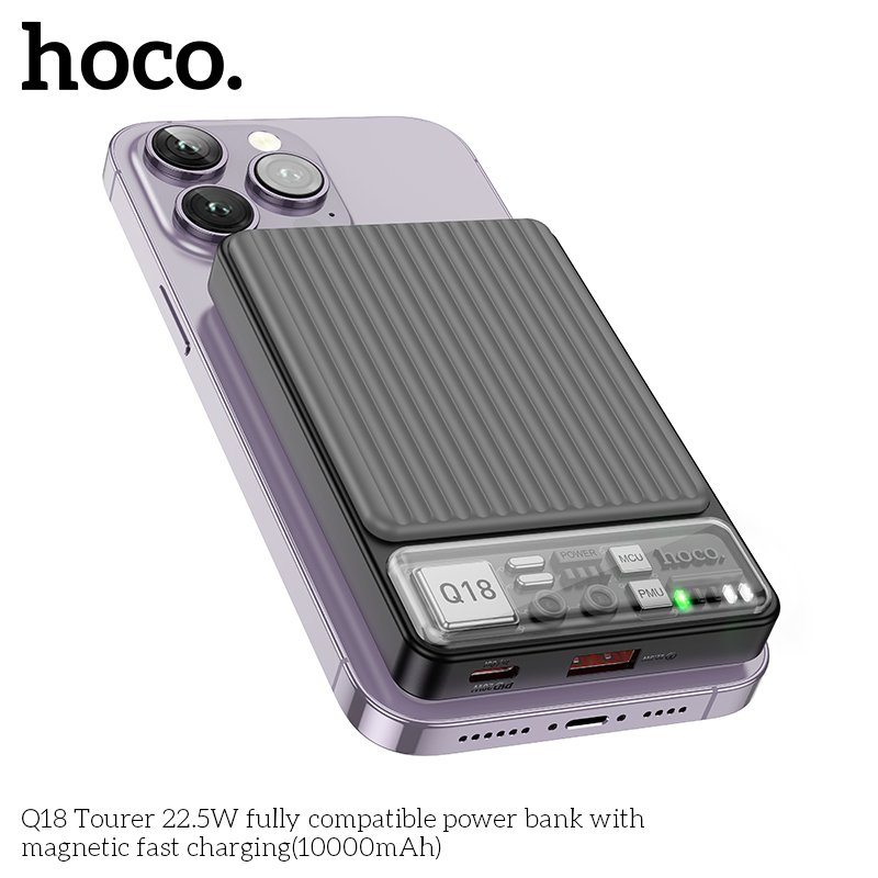 HOCO TOURER 22.5W MINI SIZE MAGNETIC WIRELESS CHARGING 1000 mah Q18