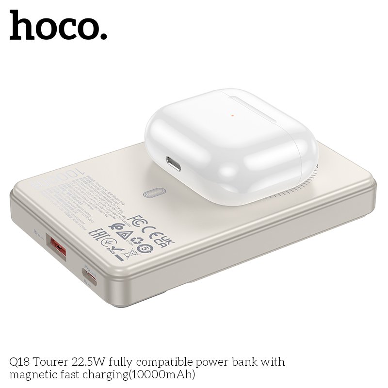 HOCO TOURER 22.5W MINI SIZE MAGNETIC WIRELESS CHARGING 1000 mah Q18