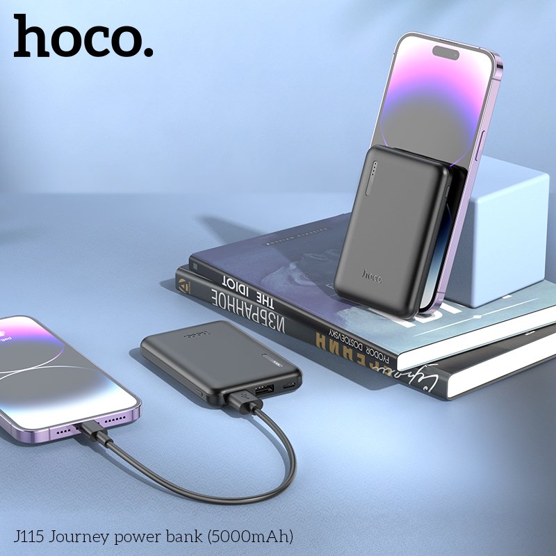 HOCO ULTRA SLIM MINI SIZE POWER BANK (5000mah) J115