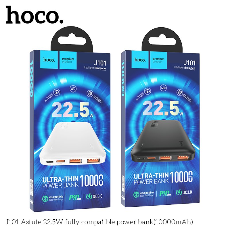 HOCO ULTRA-THIN POWER BANK PD20W (10000mah) J101
