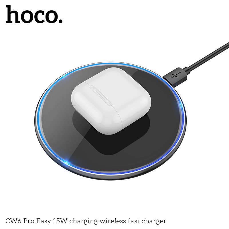 HOCO ULTRA-THIN WIRELESS FAST CHARGER PAD 15W CW6 PRO