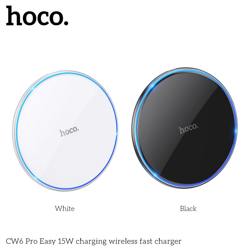 HOCO ULTRA-THIN WIRELESS FAST CHARGER PAD 15W CW6 PRO