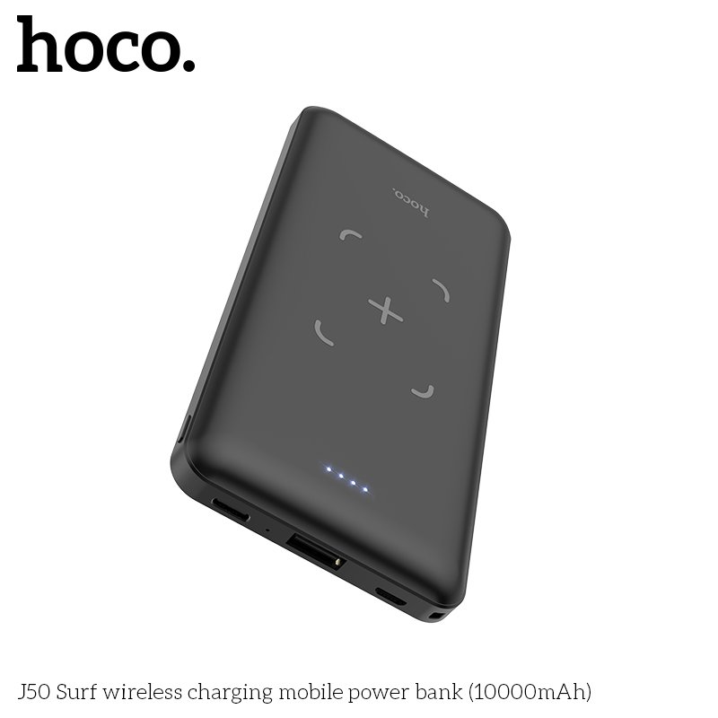 HOCO SURF WIRELESS CHARGING MOBILE POWER BANK (10000mAh) J50