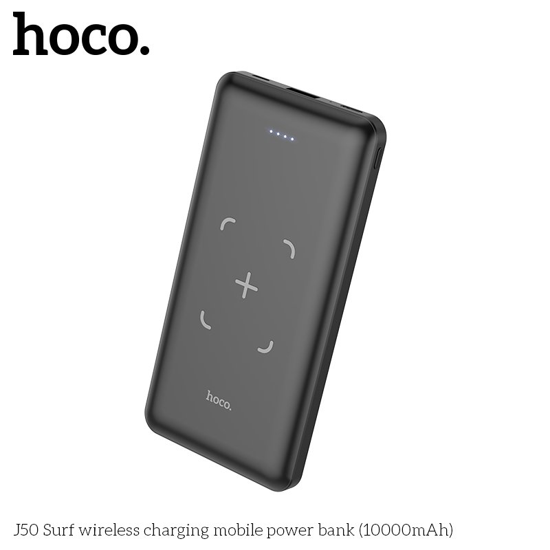 HOCO SURF WIRELESS CHARGING MOBILE POWER BANK (10000mAh) J50